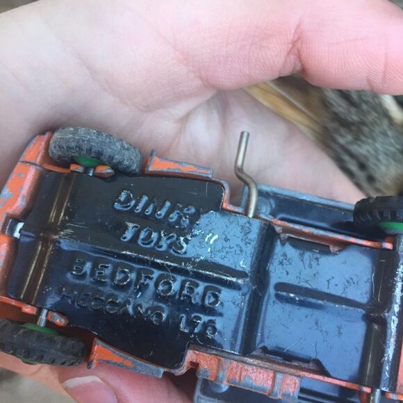 Vintage 1962 DINKY Toys Bedford Meccano Ltd Dome Dump Truck with lift loader - Picture 9 of 9